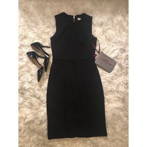 Loft Sleeveless Black Dress
